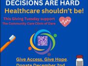 Community Care Clinic of Dare, Giving Tuesday