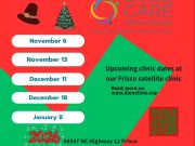 Community Care Clinic of Dare, Community Care Clinic Days in Frisco