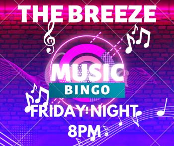 The Breeze Nightclub & Bar, Music Bingo